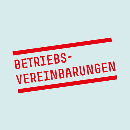 Banner Betriebsvereinbarungen