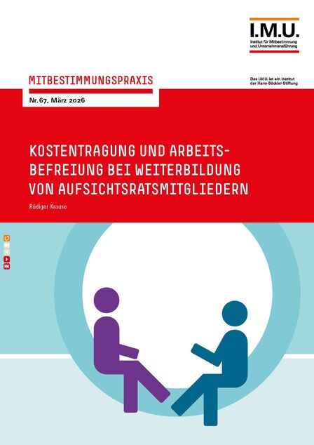 Cover der Mitbestimmungspraxis Nr 67