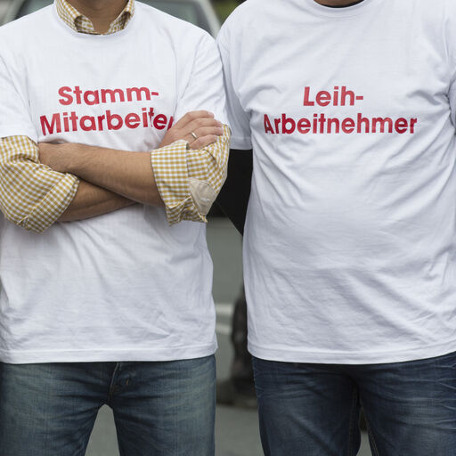 Bild Leih- und Werkarbeit - © dpa/ Joerg Sarbach