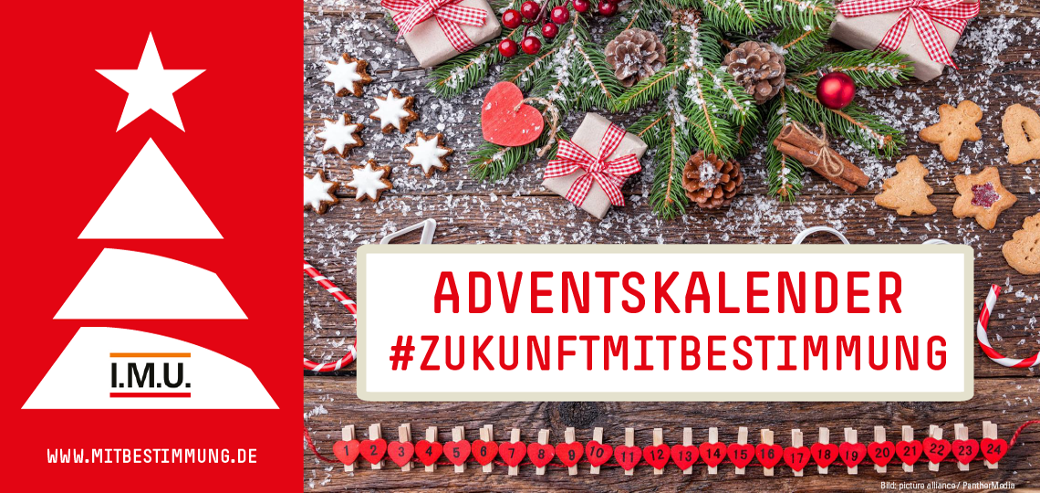 Adventskalender 2019 #zukunftmitbestimmung