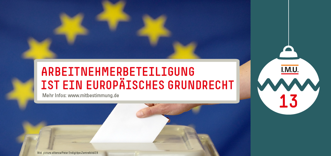 Arbeitnehmerbeteiligung ist ein europäisches Grundrecht