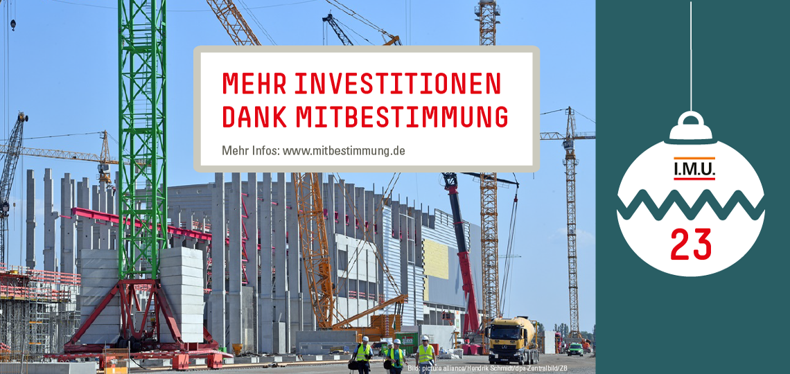 Mehr Investitionen dank Mitbestimmung