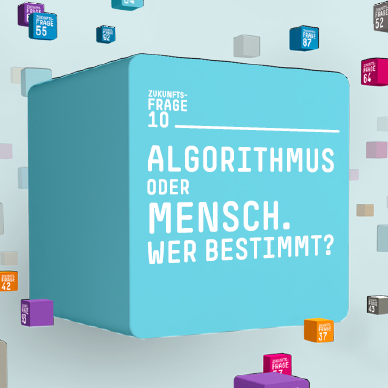 Illustration Algorithmus oder Mensch