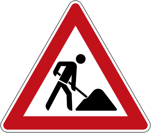 Symbol Baustellenschild