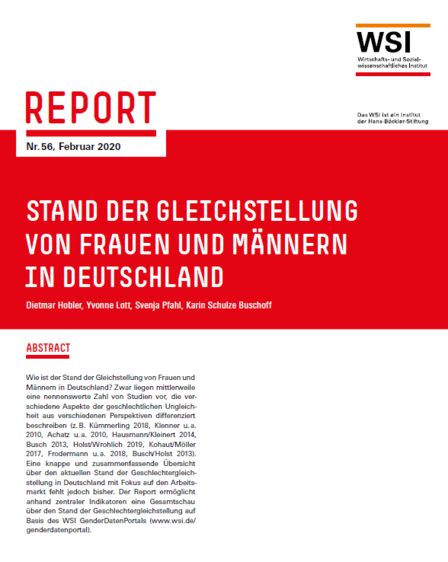 Cover Gleichstellungsreport WSI