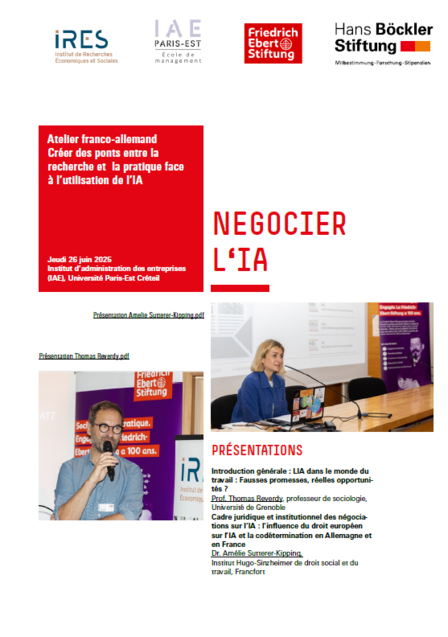 Cover der französischen Veranstaltungsdokumentation 