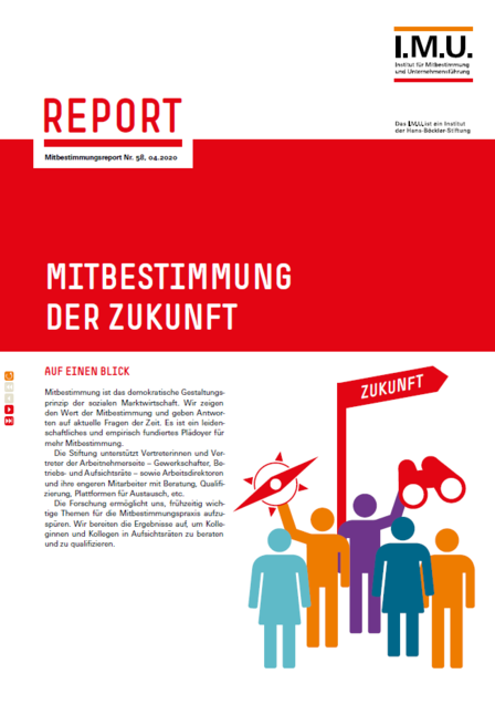 Cover des Mitbestimmungsreports Nr. 58