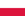 Flagge Polen