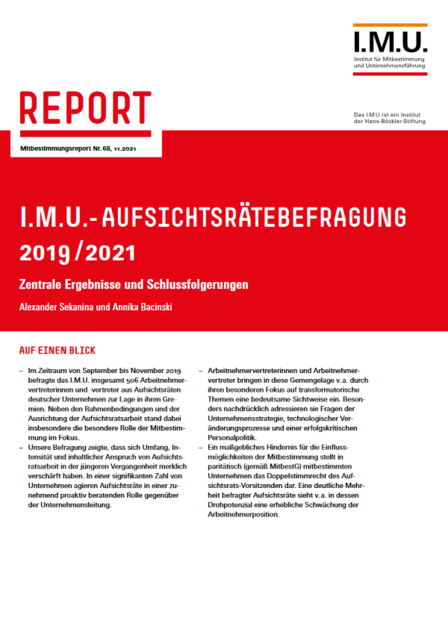 Cover Mitbestimmungsreport 