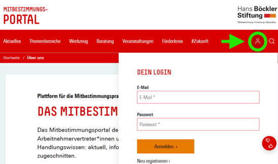 Screenshot Newsletter abonnieren 1