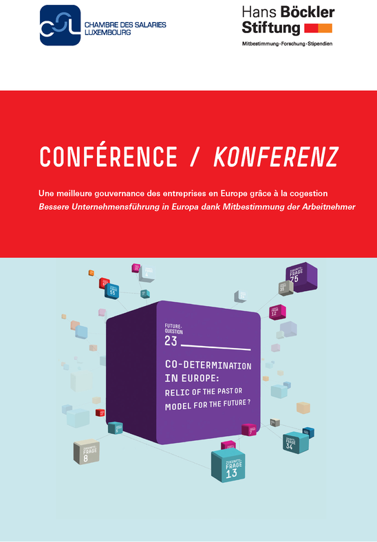 Poster der Konferenz in Luxembourg