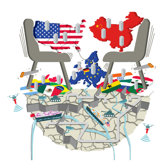 Illustration Szenario Geo-Economics