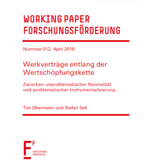 Working Paper Forschungsförderung 12/2016