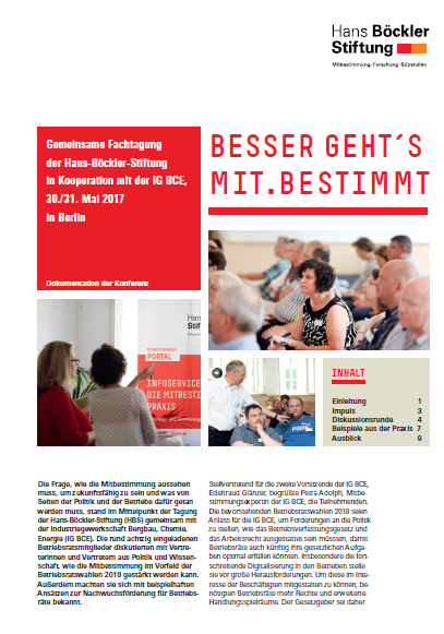 Konferenzzeitung Besser geht's mitbestimmt 