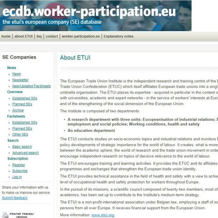 ecdb worker participation Screenshot