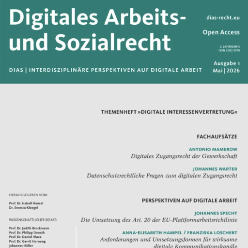 Icon Cover DIAS Ausgabe 2 - © Bund Verlag