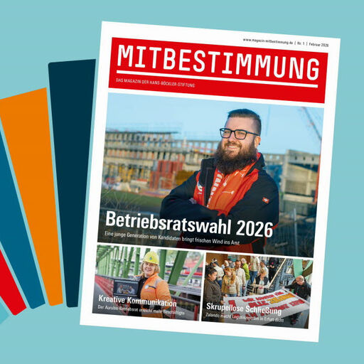 Cover der ersten Ausgabe des Magazin Mitbestimmung 2026